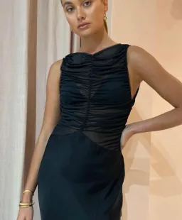 Bec & Bridge Naomi Split Maxi in Black Size AU 10 for rent on The Volte - image 4