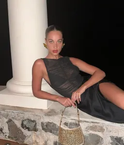 Bec & Bridge Naomi Split Maxi in Black Size AU 10 for rent on The Volte - image 1