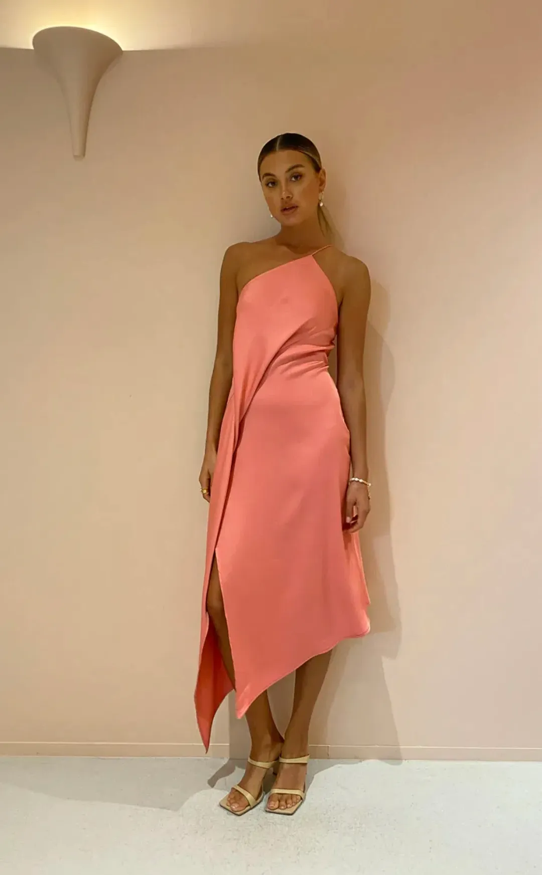 One Fell Swoop Huntress Dress in Petal Pink Size AU 14 for rent on The Volte - main image