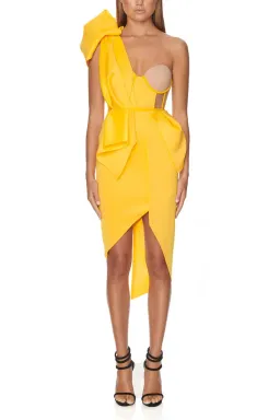 Eliya The Label Fleur Dress Yellow Size XL / Au 14 for rent on The Volte - image 4