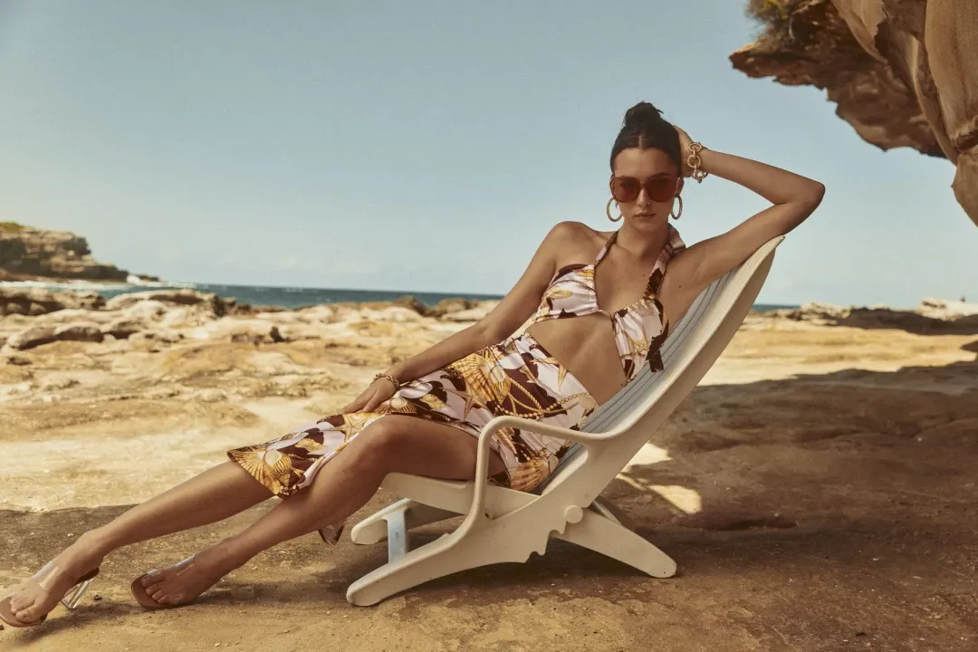 Sonya Moda Seashell Soiree Set Brown Size AU 8 for rent on The Volte - main image