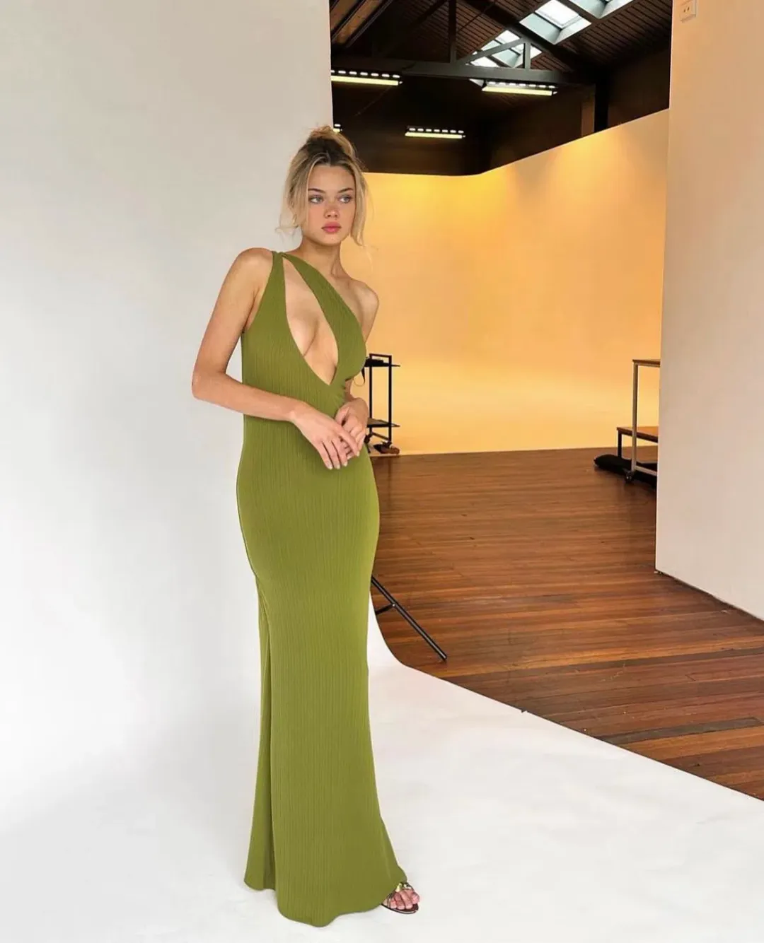 Arcina Ori Jada Dress Fern Size XS / AU 6 for rent on The Volte - main image