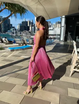 L’idee Renaissance Gown Hot Pink Size 10 for rent on The Volte - image 2