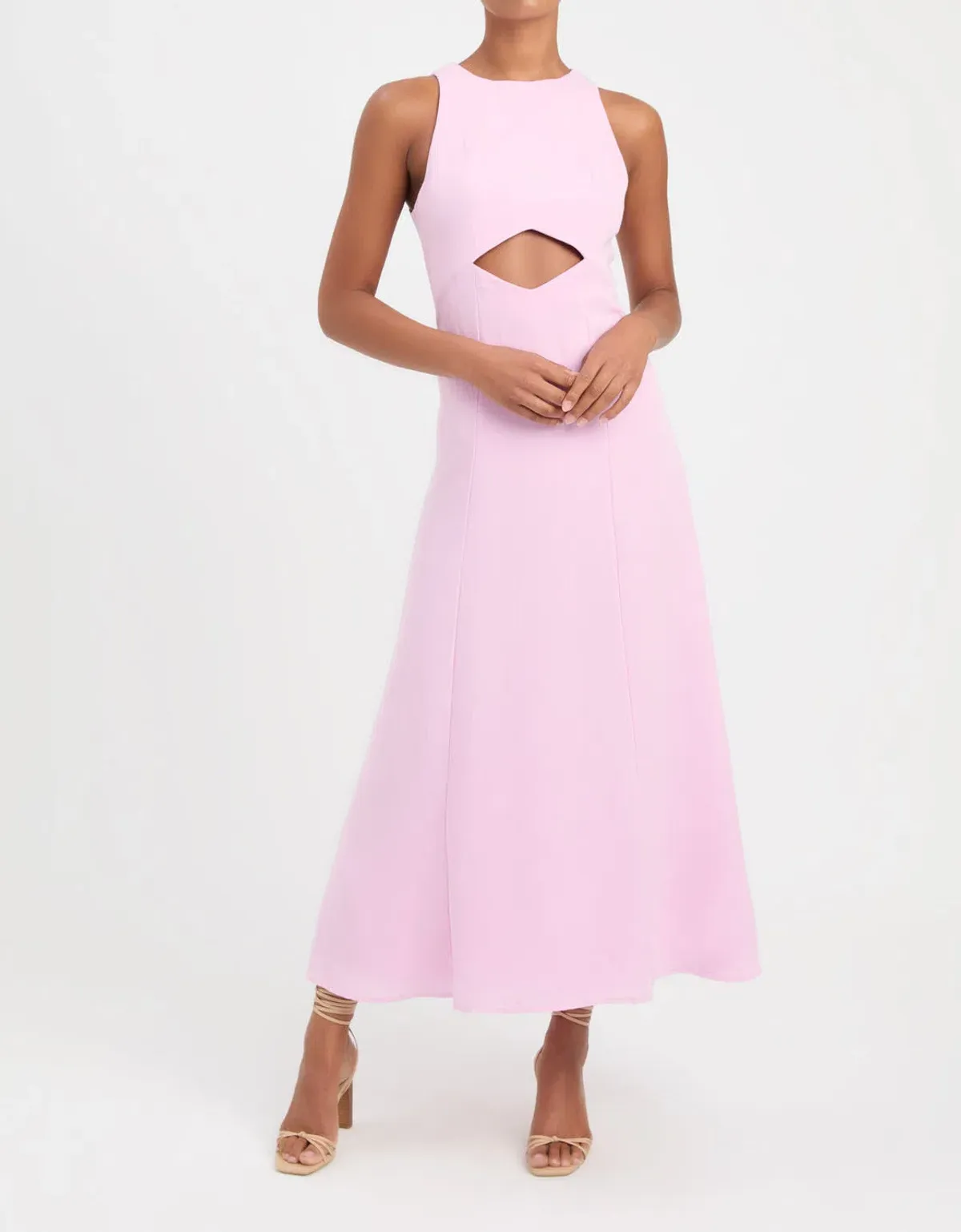 Kookai Hayman Diamond Dress Lilac Rose Size 38 / Au 10 for rent on The Volte - main image