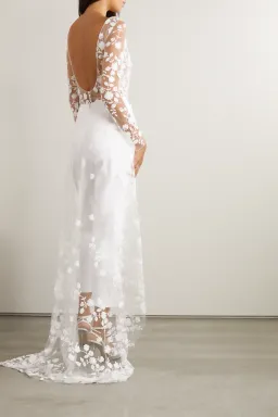 Rime Arodaky Patsy Lace Trimmed Jumpsuit White Size 6 for rent on The Volte - image 2