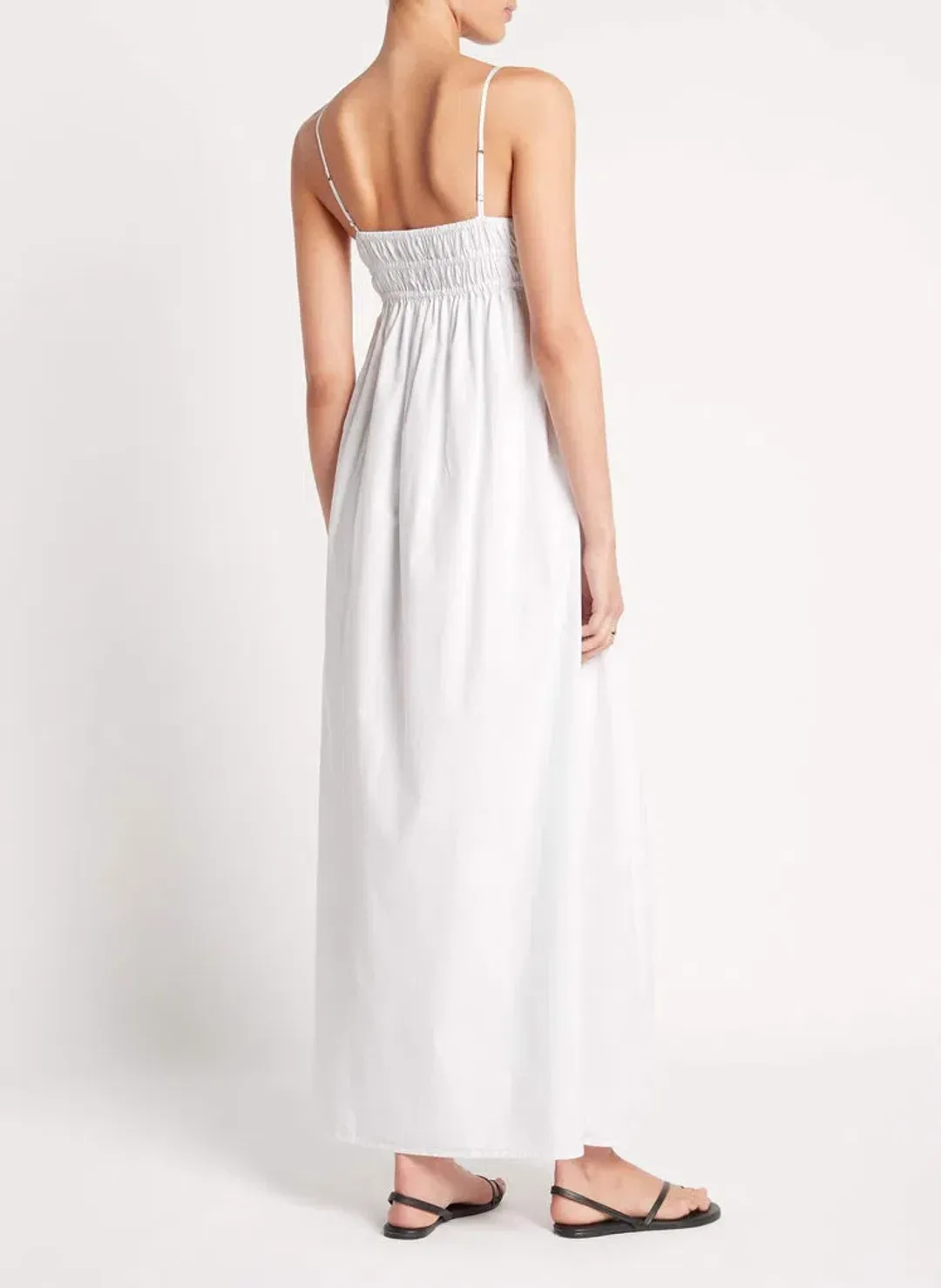 Faithfull the Brand Urtica Maxi Dress White Size 10  for rent on The Volte - main image