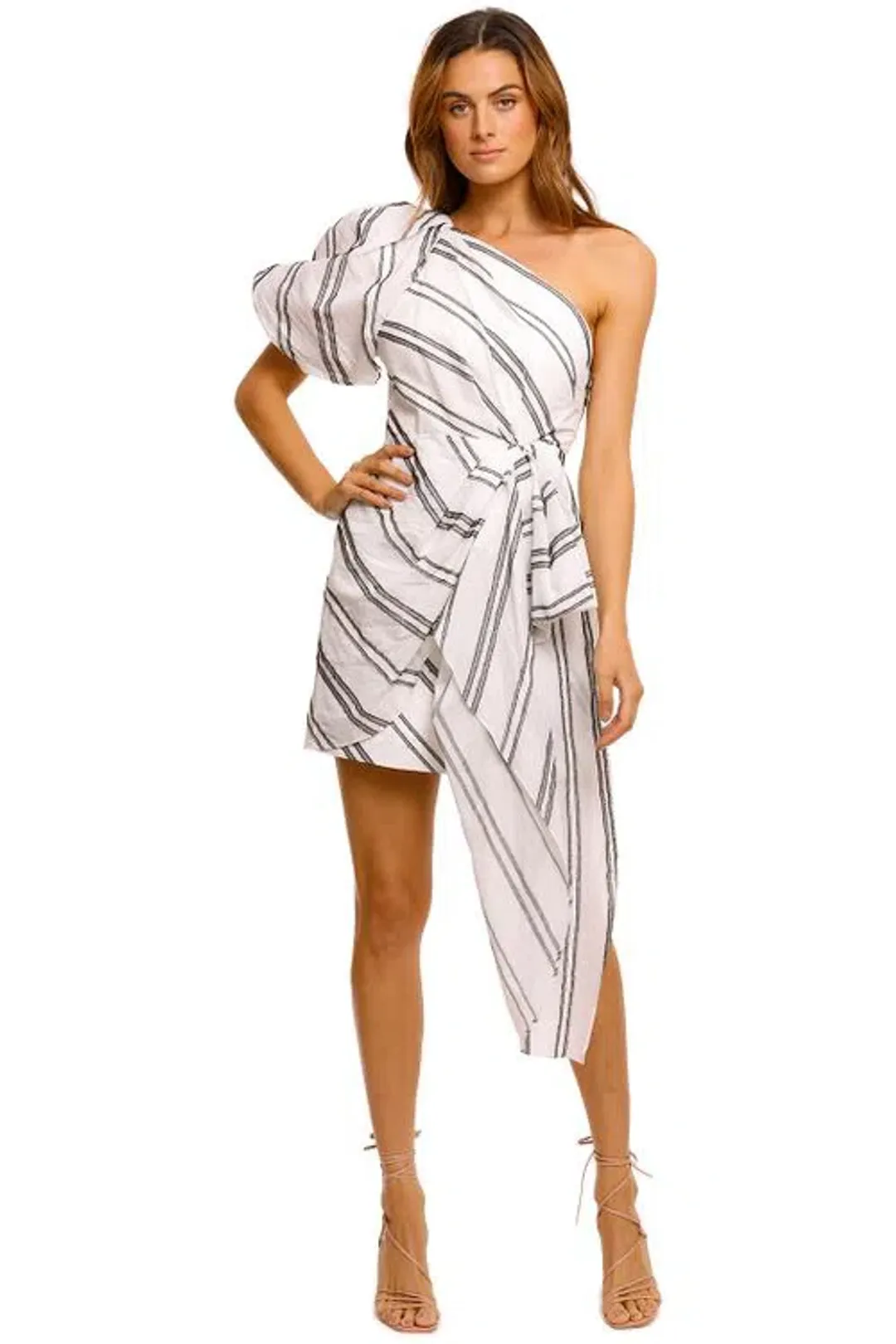 Acler Strand Dress Print Size 10 for rent on The Volte - main image