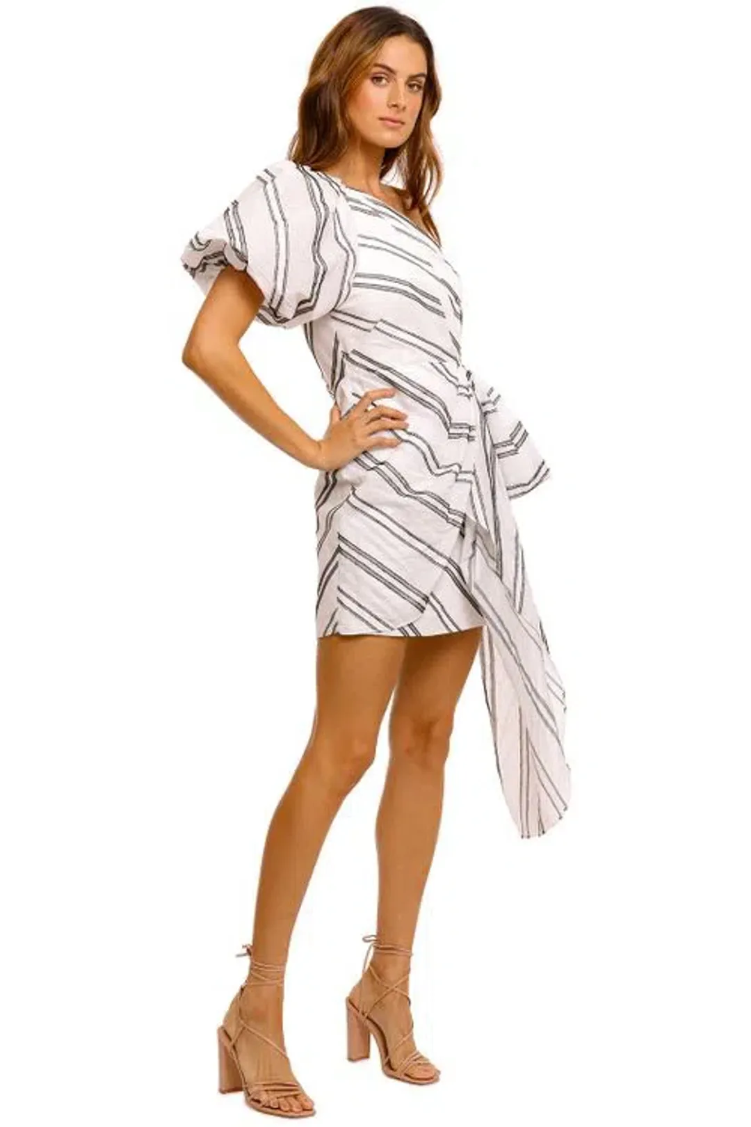 Acler Strand Dress Print Size 10 for rent on The Volte - main image