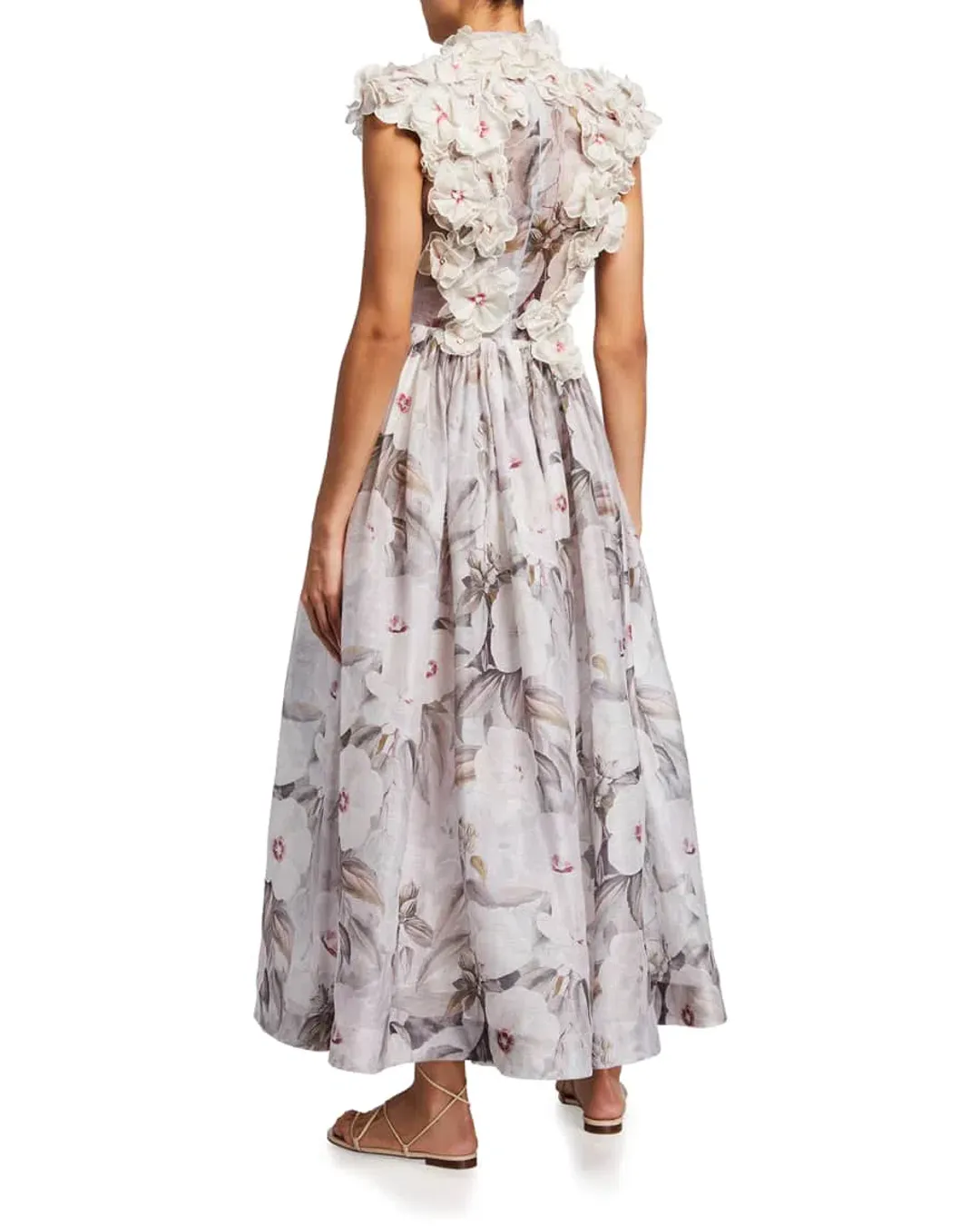 Zimmermann Botanica Rose Mallow Gown Floral Size 0/ AU 8 for rent on The Volte - main image
