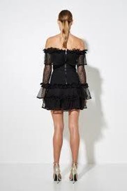 Mossman Mood Swing Dress Black  for rent on The Volte - image 2