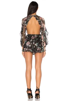 Zimmermann Master Flute Playsuit Floral Size 6 for rent on The Volte - image 3