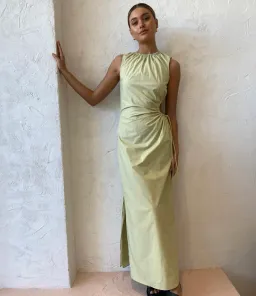 Sir the Label Mason Laced Dress Pistachio Green Size 8 for rent on The Volte - image 1