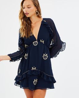 Stevie May "How Long Embroidered Dress"  for rent on The Volte - image 1