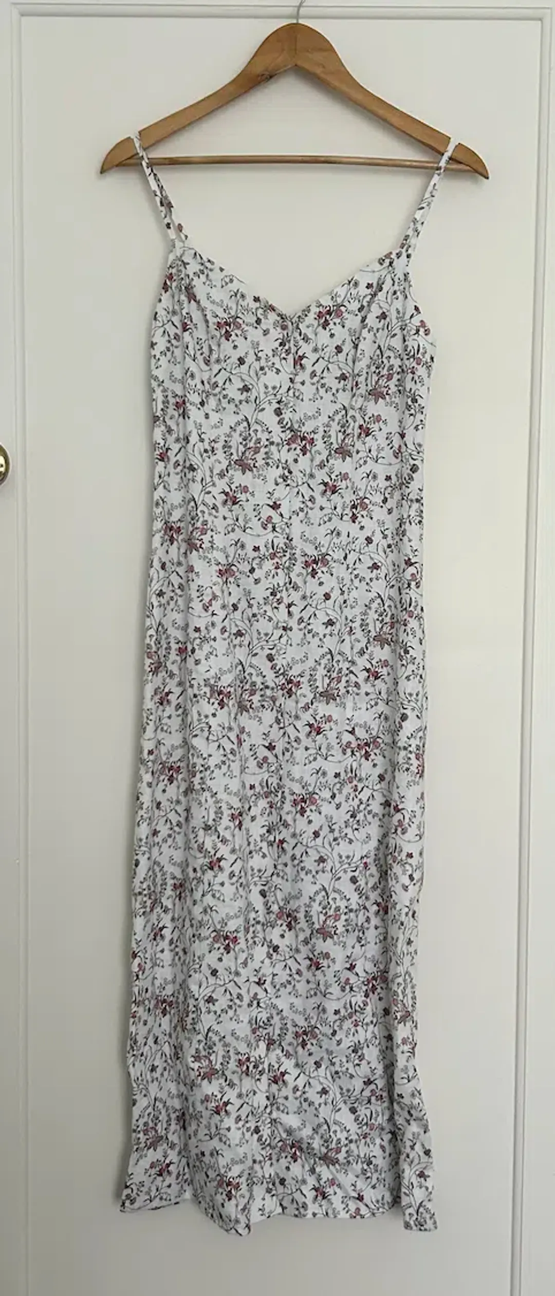 Sir the Label Haisley Linen Midi Dress Floral-Print  Size 6  for rent on The Volte - main image