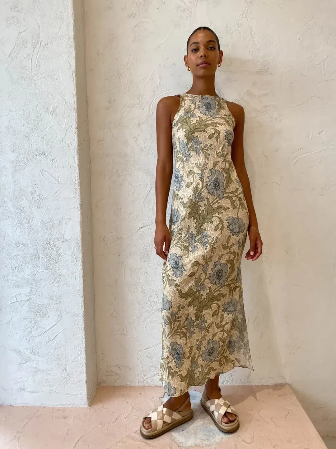 Sir the Label Maev Slip Dress Florence Print AU12 for rent on The Volte - main image