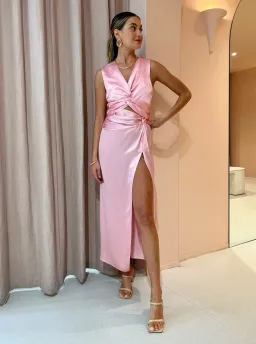 Anna Quan Violeta Dress in Rosa Size 8 for rent on The Volte - image 1