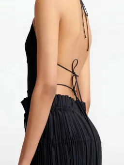 Dion Lee Channel Pleat Top Black Size AU 8 for rent on The Volte - image 2