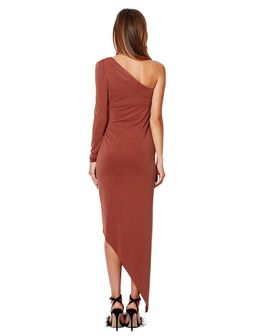 Bec & Bridge Audrey Asymm Dress Brown Size 10 for rent on The Volte - image 2