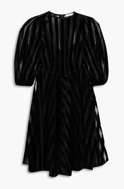 Zimmermann Flocked Tulle Mini Dress Black Size 8 for rent on The Volte - image 3