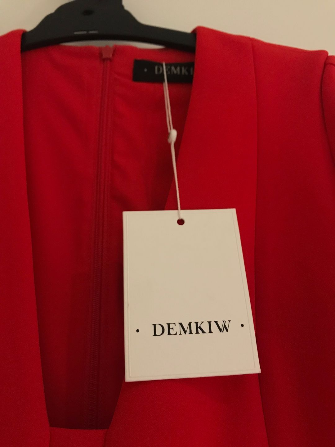 DEMKIW She Evolves Dress in Fire Red, Size 8 for rent on The Volte - main image