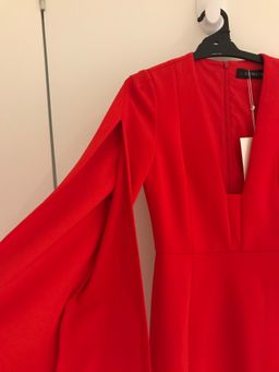DEMKIW She Evolves Dress in Fire Red, Size 8 for rent on The Volte - image 6