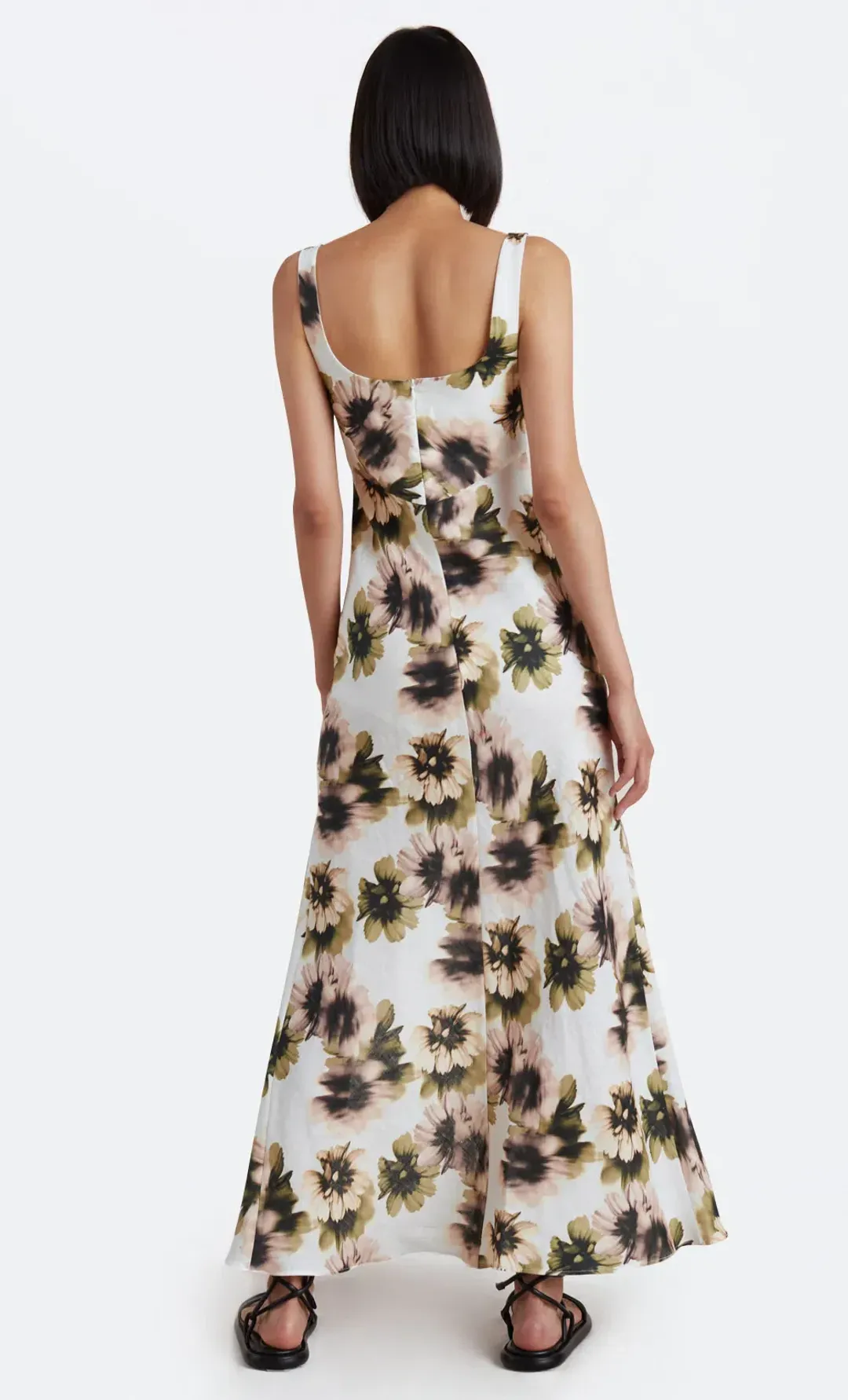 Bec & Bridge Bloom Linen Maxi Dress Floral Size 6 / XS for rent on The Volte - main image