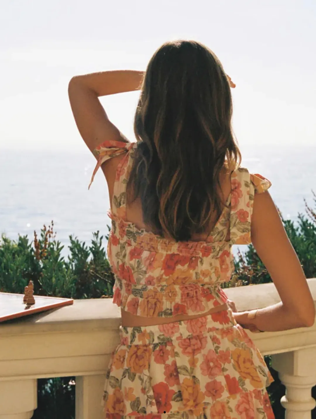 Kivari Camela Shirred Top Floral Size 14 / XL for rent on The Volte - main image