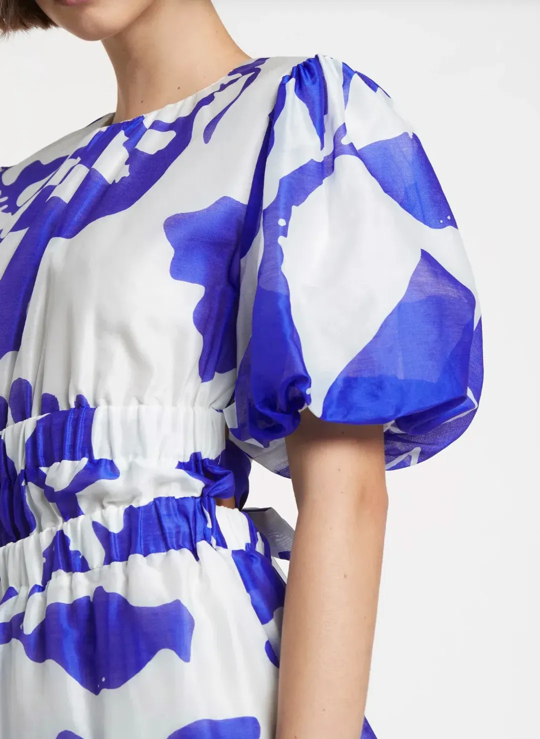 Sir the Label Vivi Open Back Mini Dress Merce Abstract Print Size AU 6 for rent on The Volte - main image