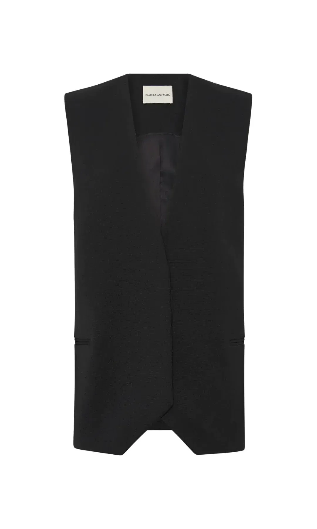 Camilla and Marc Valentina Vest Black Size 6 for rent on The Volte - main image