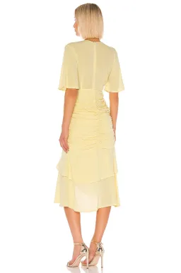 Aeryne Liotia Midi Dress Yellow Size 10 for rent on The Volte - image 2