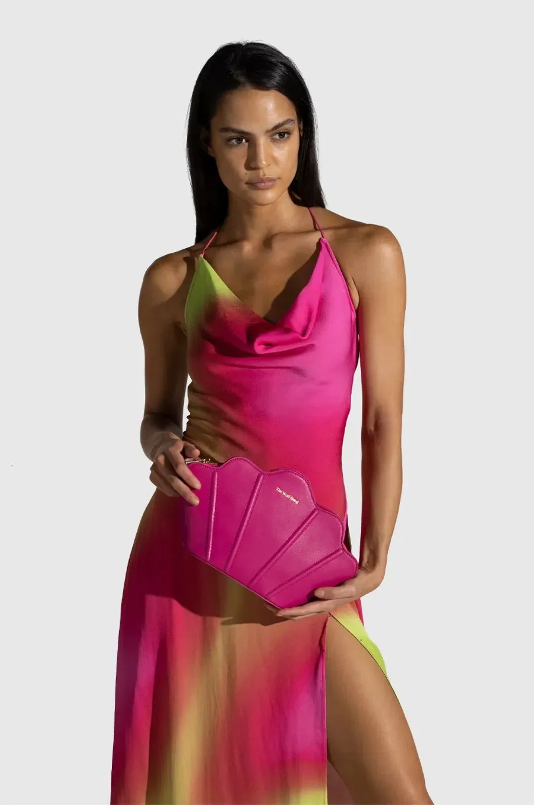 The Wolf Gang Makena Maxi Dress Neon Print Size M / Au 10 for rent on The Volte - main image