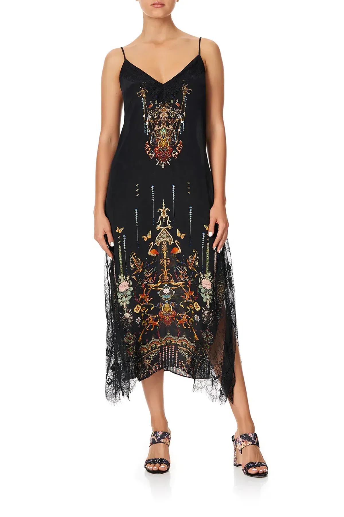 Camilla Rebelle Rebelle Midi Lace Slip Dress Size XS / Au 8 for rent on The Volte - main image