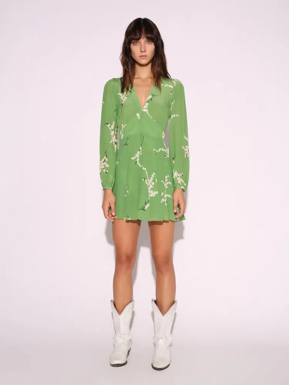 Realisation Par The Kate Dress Green Size 6 for rent on The Volte - main image