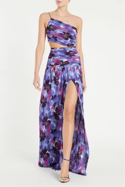 Rebecca Vallance Violet Deluge Gown Dress Purple Size 10 for rent on The Volte - image 1