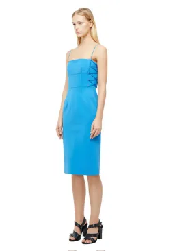 Dion Lee Laced Bustier Dress Blue Size 6 for rent on The Volte - image 1