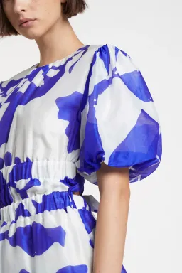 Sir the Label Vivi Open Back Mini Dress Mercen Abstract Print Size 8 for rent on The Volte - image 2