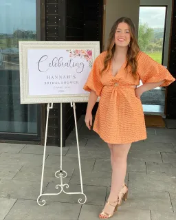 Sheike Sadie Mini Dress Peach Size AU 10 for rent on The Volte - image 3