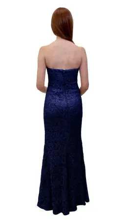 Bariano Formal Dress Navy Size AU 10 for rent on The Volte - image 2
