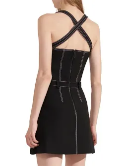 Dion Lee Stitch Tuck Mini Dress Black Size AU 10 for rent on The Volte - image 4
