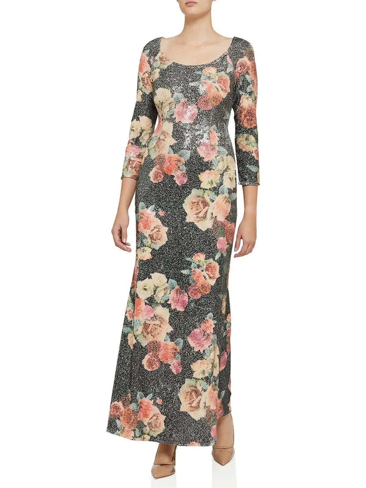 Moss and Spy Matisse Gown Floral Size 10 for rent on The Volte - main image