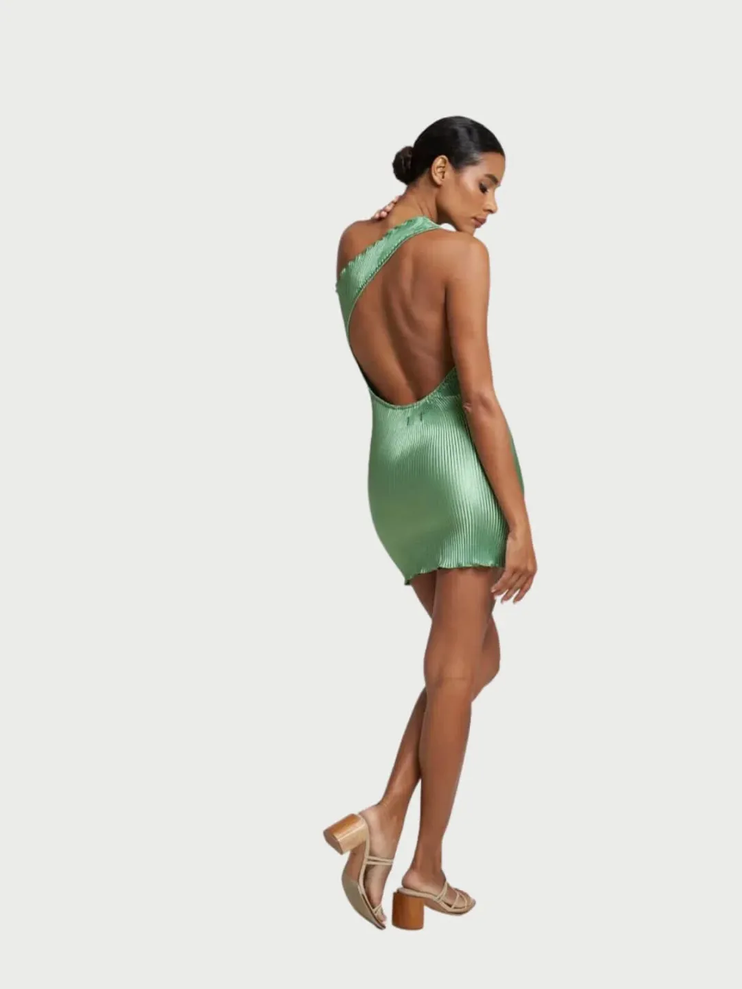 L’IDEE Naomi Mini Dress Sea Green Size 10 for rent on The Volte - main image