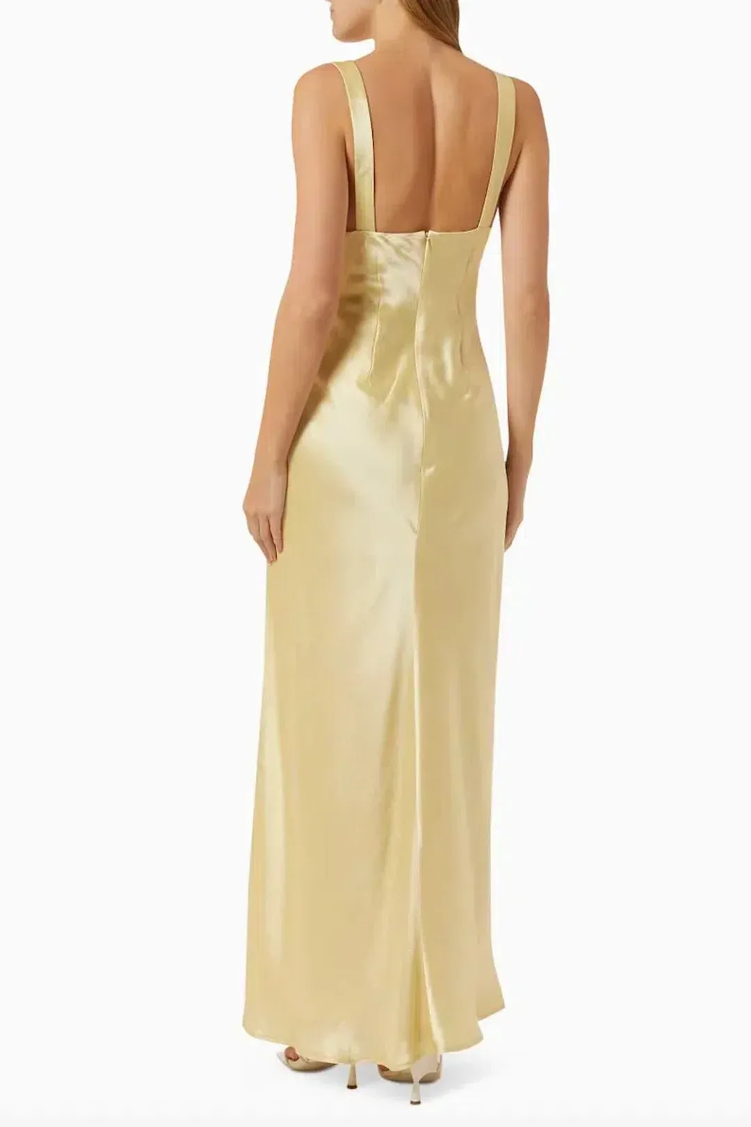 Anna Quan Etta Dress Champagne/Yellow Size 12  for rent on The Volte - main image