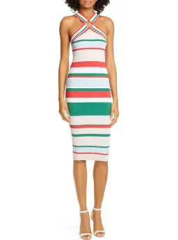 Ted Baker Lyndiaa Tutti Frutti Body Con Sweater Dress Multi Size 8 for rent on The Volte - image 2