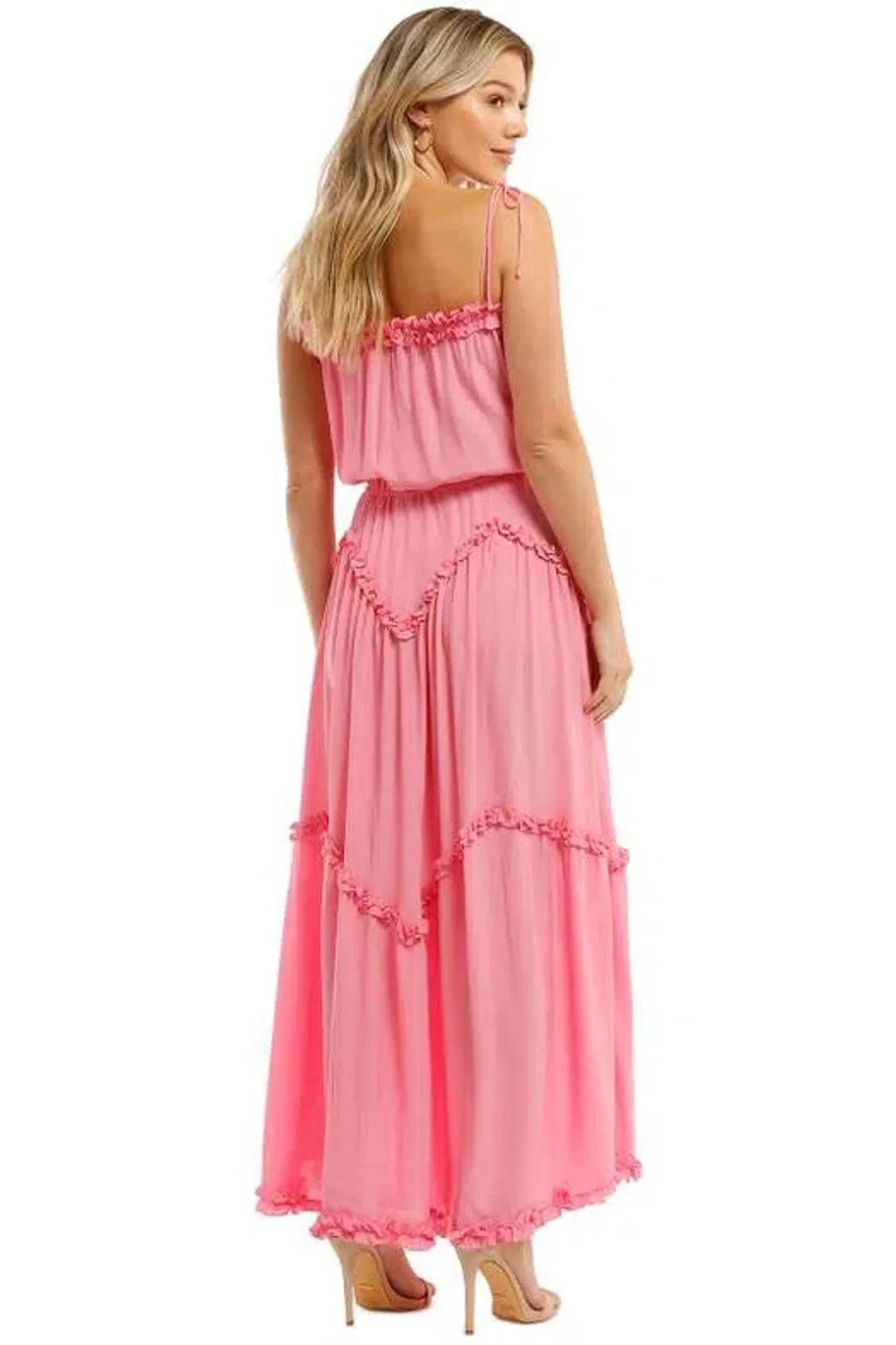 SWF Dynamic Maxi Dress Pink Size S/AU 8 for rent on The Volte - main image