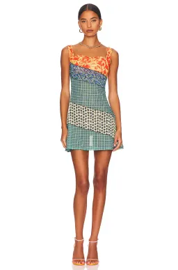 Miaou x Paloma Elsesser Ginger Dress in Sweet Legend Multi Print Size 10 for rent on The Volte - image 1