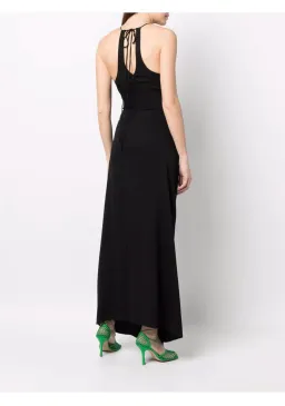 Christopher Esber Lattice Waist Tie Dress Black Size 12 for rent on The Volte - image 3