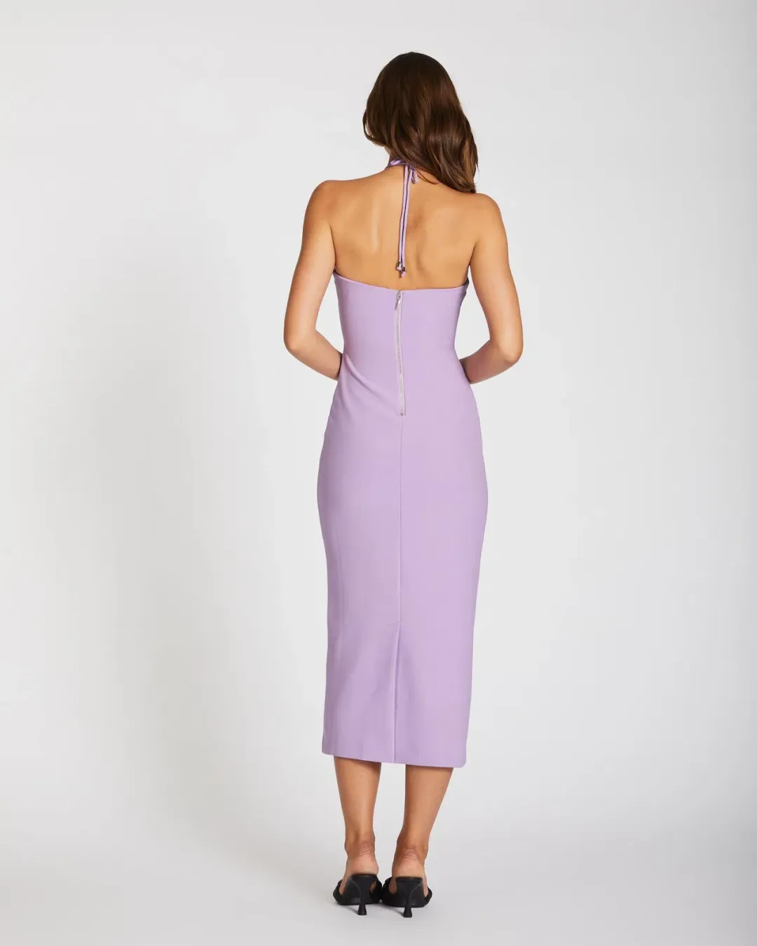 Lover Kiki Midi Dress Purple Size 10 for rent on The Volte - main image
