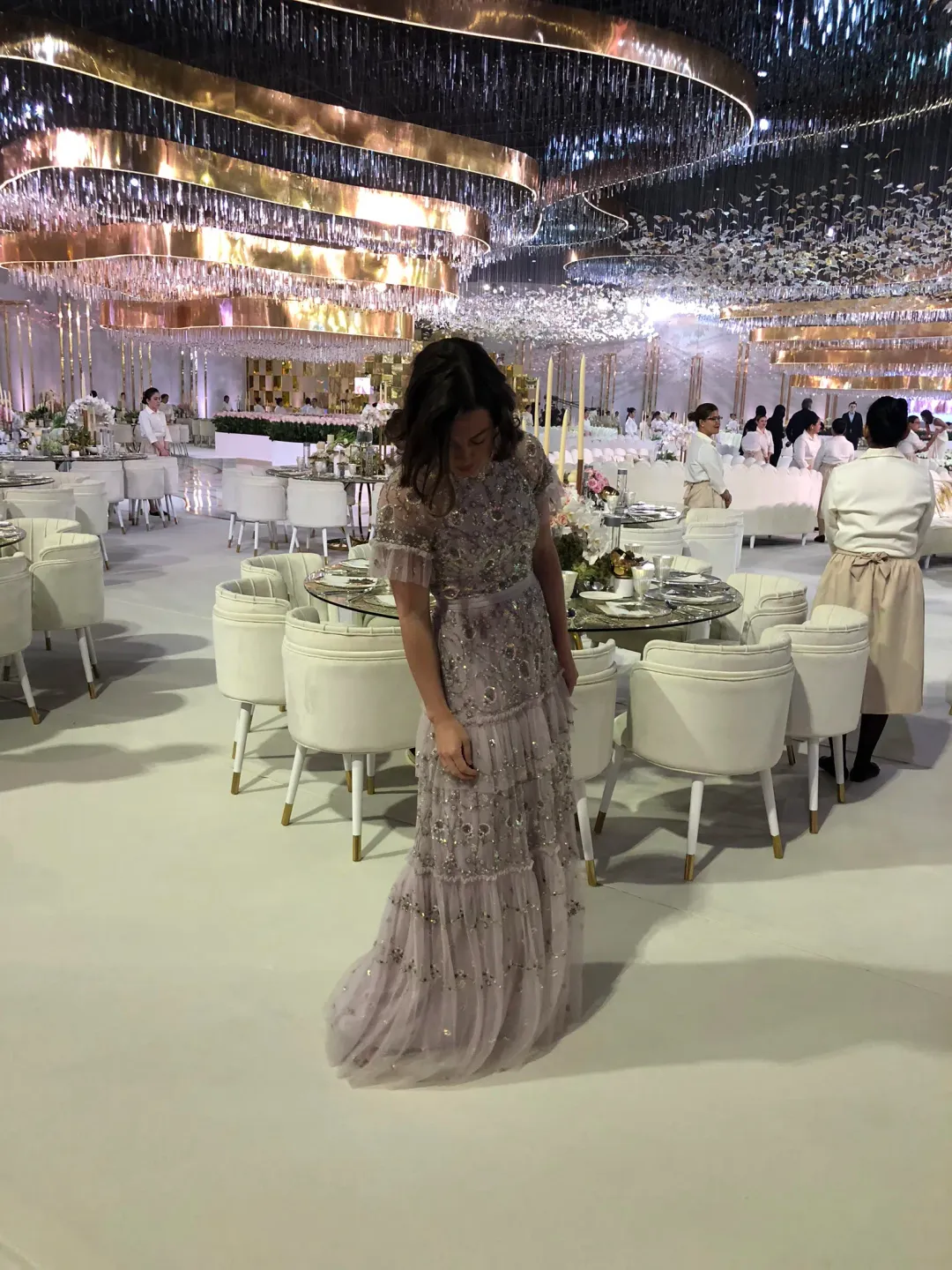 Needle And Thread Constellation Gown Blush Size AU 8 for rent on The Volte - main image