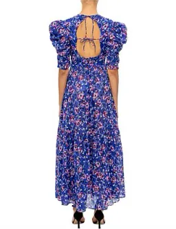 Isabel Marant Etoile Electric Dress Floral Print Blue Size 10 for rent on The Volte - image 2