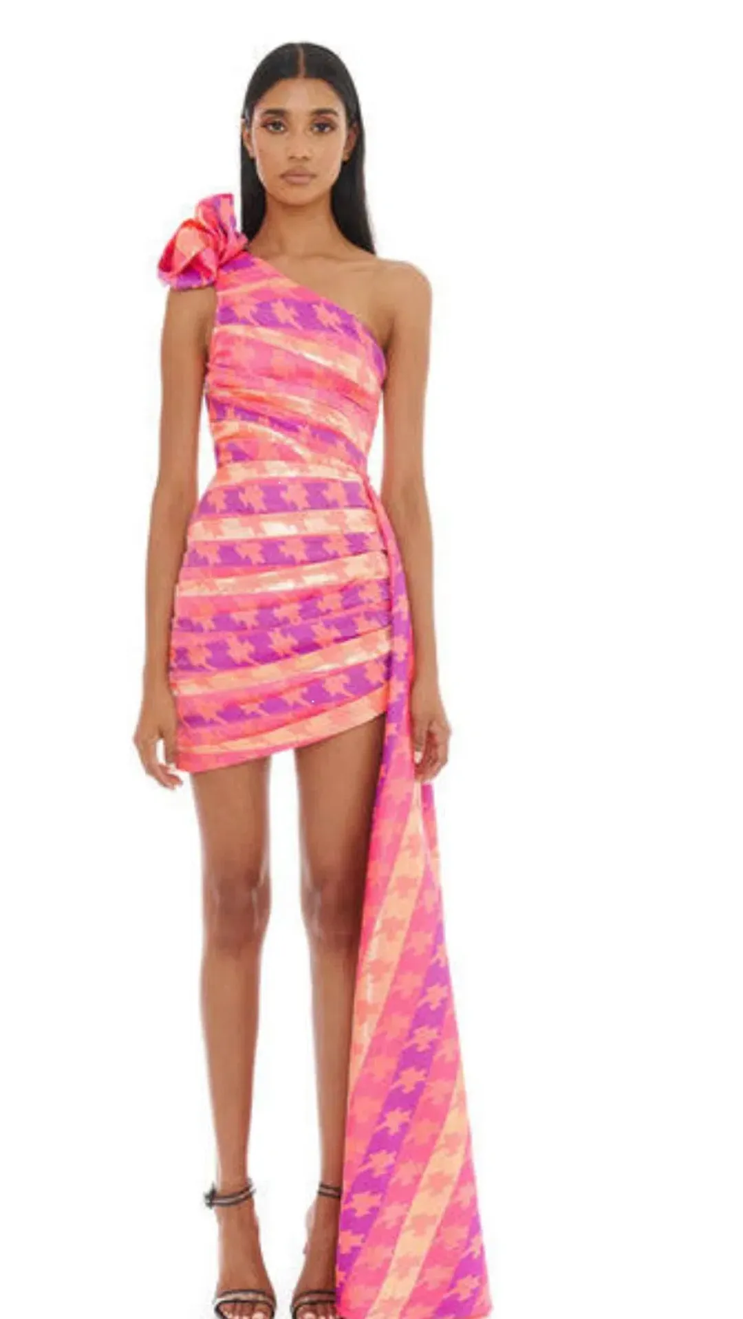 Eliya The Label Sabrina Dress Pink Size AU 12 for rent on The Volte - main image